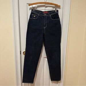 Gloria Vanderbilt Dark Denim Jeans, Size 12